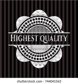 Highest Quality silvery shiny emblem