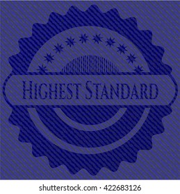 Höchstes Standard-Emblem mit jüdischem Hintergrund