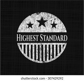 Highest Standard written on a blackboard
