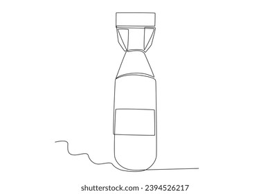 A high-explosive nuclear. Nuclear weapon one-line drawing