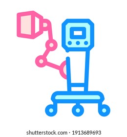 high-frequency thermotherapy apparatus color icon vector. high-frequency thermotherapy apparatus sign. isolated symbol illustration