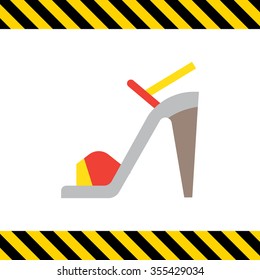 High-heel shoe icon