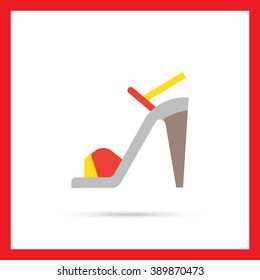 High-heel shoe icon