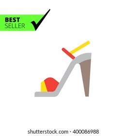 High-heel shoe icon