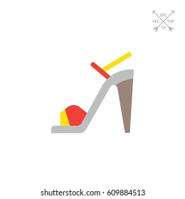 High-heel shoe icon