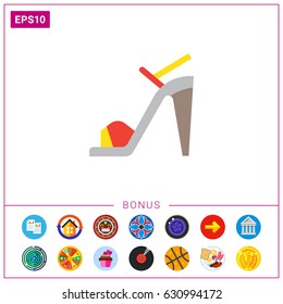 High-heel shoe icon
