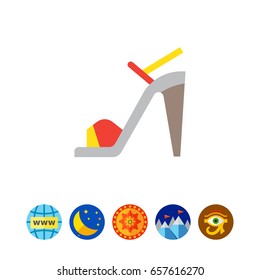 High-heel shoe icon