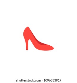 High-Heeled Shoe Vector Icon