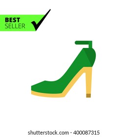 High-heeled shoes