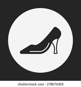 High-heeled shoes icon
