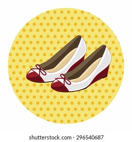 High-heeled shoes style theme elements