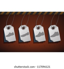 High-helded footwear theme icons set covering all kind elegant woman's shoes.
