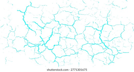 High-impact abstract background featuring vibrant cyan blue lightning or crackle textures across a deep black field. illustration eps10