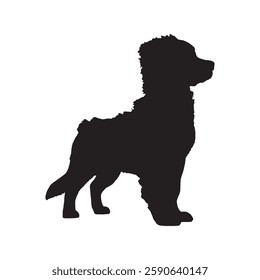 High-Impact Dog Silhouette for Bold and Dynamic Visuals - Dog Vector - Dog Icon
