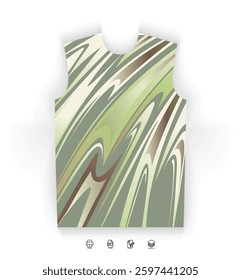 High-Impact Red Jersey Pattern with Dynamic and Sharp Line Graphics