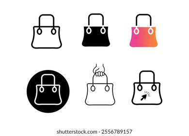 High-Impact Shopping Bags Icon for Successful Marketing Campaigns, shopping, bags, icon, market, retail, purchase, service, packaging, ecommerce, consumer, trade, shopping cart, delivery, carry, buy