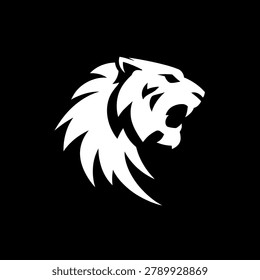High-impact tiger head profile graphic ideal for luxury branding, fitness logos, and bold apparel designs that value strength, speed, and predator instincts.