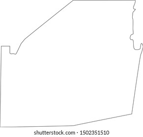 Highland county map in ohio state