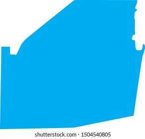 Highland county map in ohio state