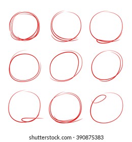 highlight circle, marker circle set