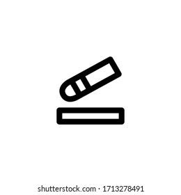 Highlight Color User Interface Outline Icon Logo Vector Illustration

