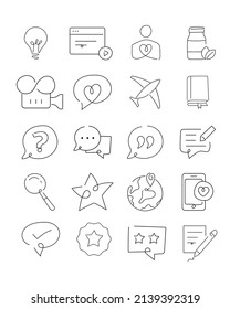 Highlight Cover Vector. Set of minimalist icons for highlight cover stories. Line Art Highlight Cover Icons Boho Highlight Covers Beige Neutral Stories 