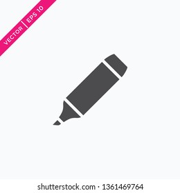 Highlight Icon, Vector in Glyph Style