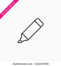 Highlight Icon, Vector in Outline Style