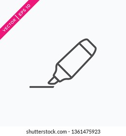 Highlight Icon, Vector in Outline Style