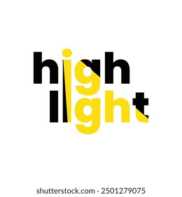 Highlight Logo Bubble Vector Editable