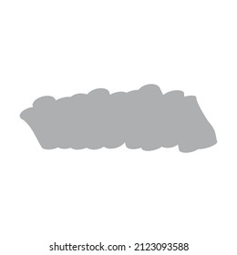 Highlight marker icon,  brush element ink symbol, stroke hand made note vector illustration .