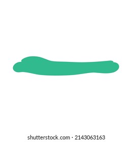 Highlight marker icon, brush element ink symbol, stroke hand made note vector illustration .