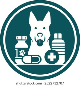 Highlight pet medications. Pet medicine.