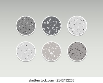 Highlight story cover. Terrazzo abstract design. Premium Vector