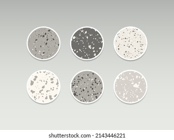Highlight story cover. Terrazzo abstract design. Premium Vector