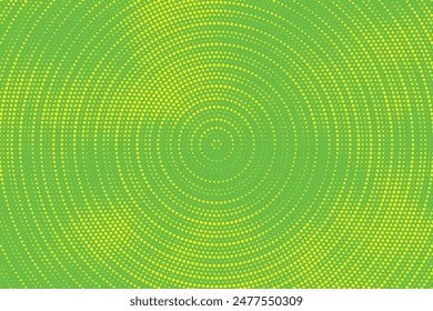 Highlighter green pop art retro background with halftone in comics style background. Abstract halftone background fit for social media post, presentation banner, poster, flyer, business card and more.