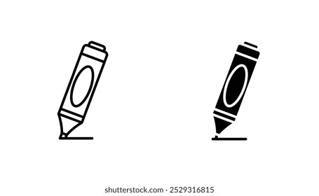 Highlighter icon concept. Stock vector