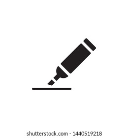 highlighter icon design template. Trendy style, vector eps 10