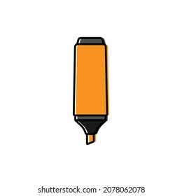 highlighter icon design template vector isolated illustration