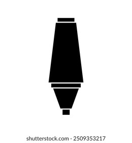 Highlighter icon illustrated on background