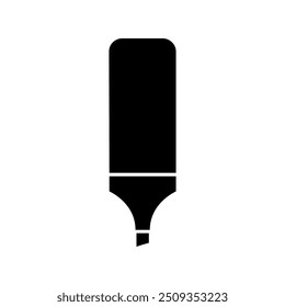 Highlighter icon illustrated on background