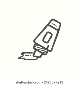 highlighter icon, isolated handdrawn icon theme workplace