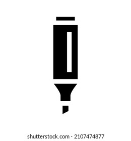 Icono de resaltado aislado en fondo blanco