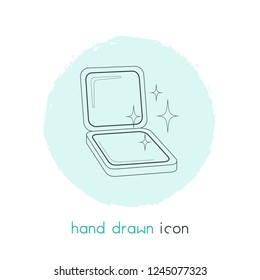 Highlighter icon line element. Vector illustration of highlighter icon line isolated on clean background for your web mobile app logo design.