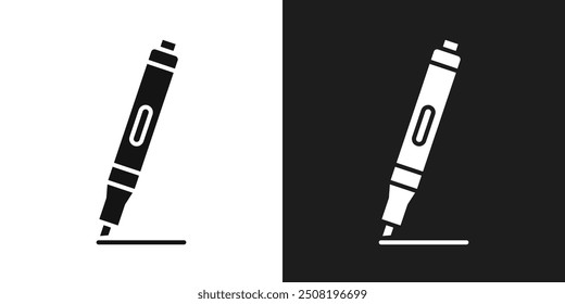 Highlighter icon logo set vector