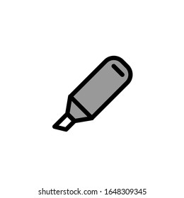 Highlighter icon from Office and stationery icon pack