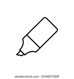 Ícone de marca-texto Vetor de contorno para interface do usuário da Web