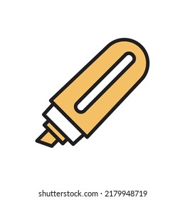Highlighter Icon Simple Vector Illustration