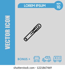 Highlighter icon vector
