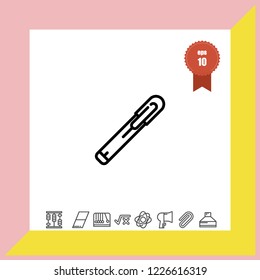 Highlighter icon vector